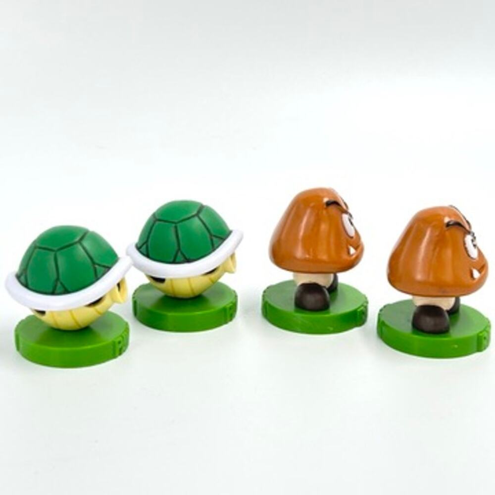 4pc Super Mario Chess Replacement Part 2 PAWN Koopa Shell 2 ROOK Goomba Nintendo - Picture 5 of 7